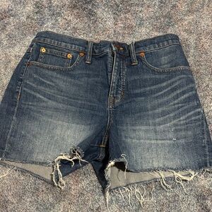 Madewell high rise Denim Shorts 28